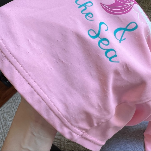 Simple Joys by Carters Little Girls Long Sleeve Rash Guard Mermaid Top Size 5T - Picture 8 of 8